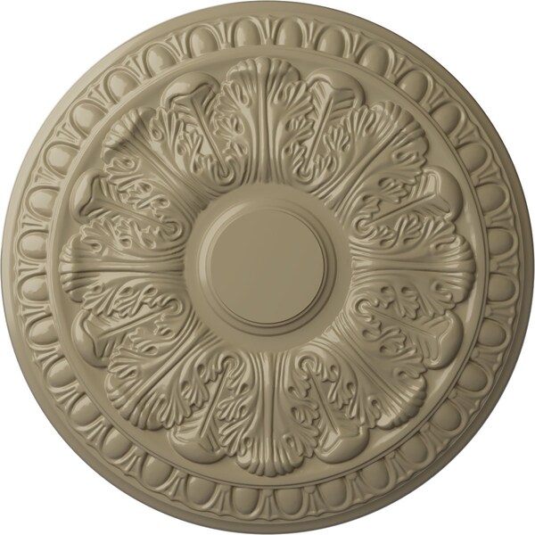 Ekena Millwork Colton Ceiling Medallion (Fits Canopies up to 4 3/4"), Hand-Painted Gobi Desert, 15 3/4"OD x 1 1/2"P CM15CNGDF - main